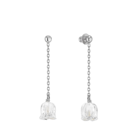 Boucles d'Oreilles Muguet Pendantes